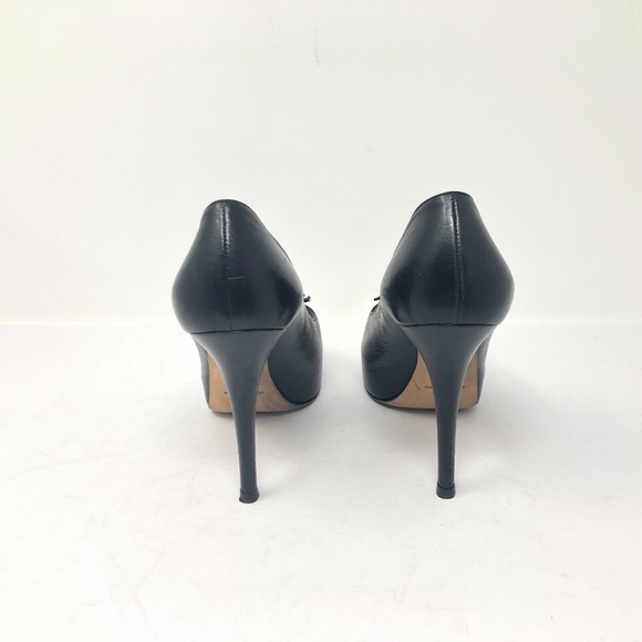 Dolce & Gabbana Heel Leather Pump Bow Black - Picture 4 of 8